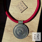 Collana Tribal Maya - Rosso Borgogna