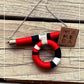 COLLANA TOTEM - ROSSO NERO BIANCO