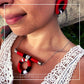 COLLANA TOTEM - ROSSO NERO BIANCO
