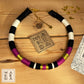 Collana Singola - Cleopatra - Magenta rosa Oro/Gold
