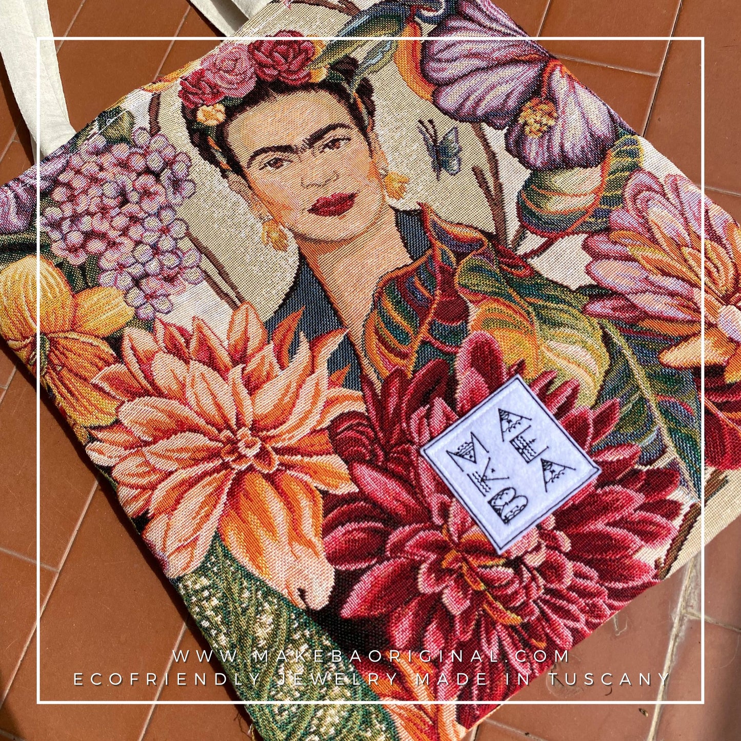 Tote Bag - Frida - Gobelin e cotone organico