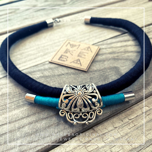 COLLANA TRIBAL LOTUS - COLORI FREDDI