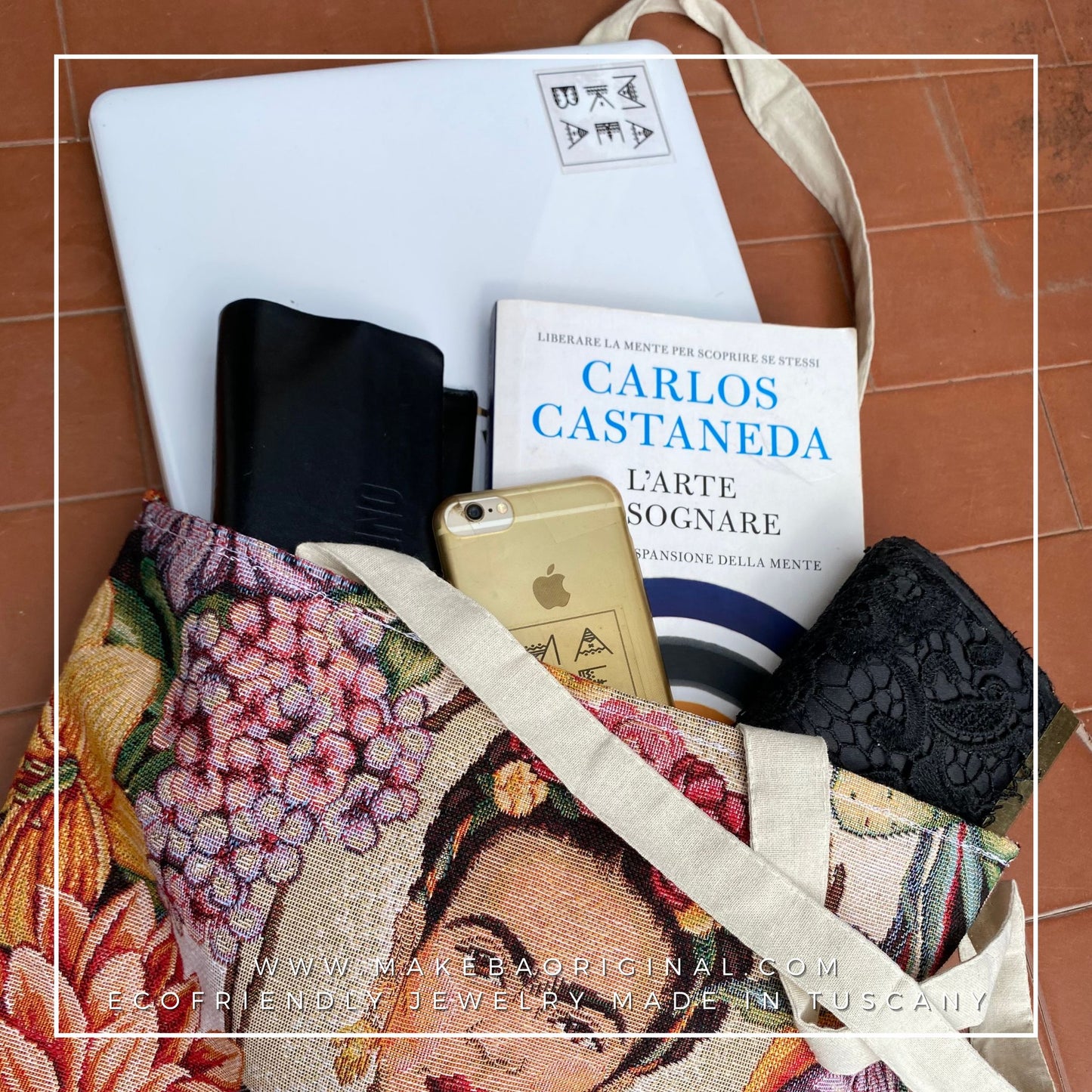 Tote Bag - Frida - Gobelin e cotone organico