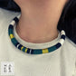 Collana singola - Cleopatra - Verde bosco oro gold