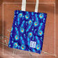 Tote Bag - Piume - Poliestere e cotone organico