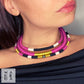 Girocollo Tri - Cairo - Magenta Rosa Gold