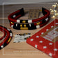 Collarino Iconic - Cleopatra - Rosso Borgogna Oro Gold
