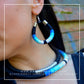 Orecchini Drop Zoe - Blu elettrico Azzurro