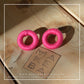 Orecchini Polo - Fuxia Rosa