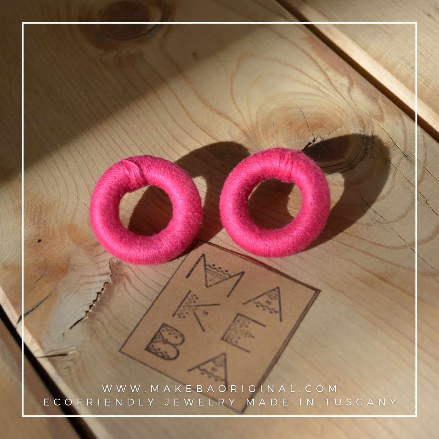 Orecchini Polo - Fuxia Rosa