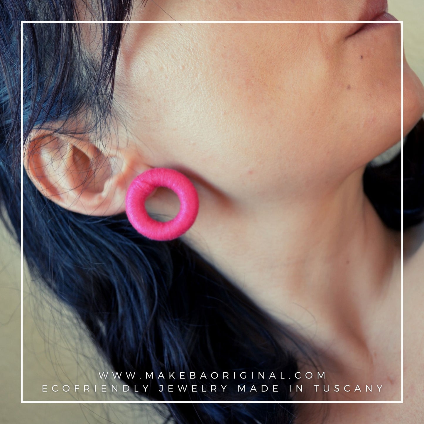 Orecchini Polo - Fuxia Rosa
