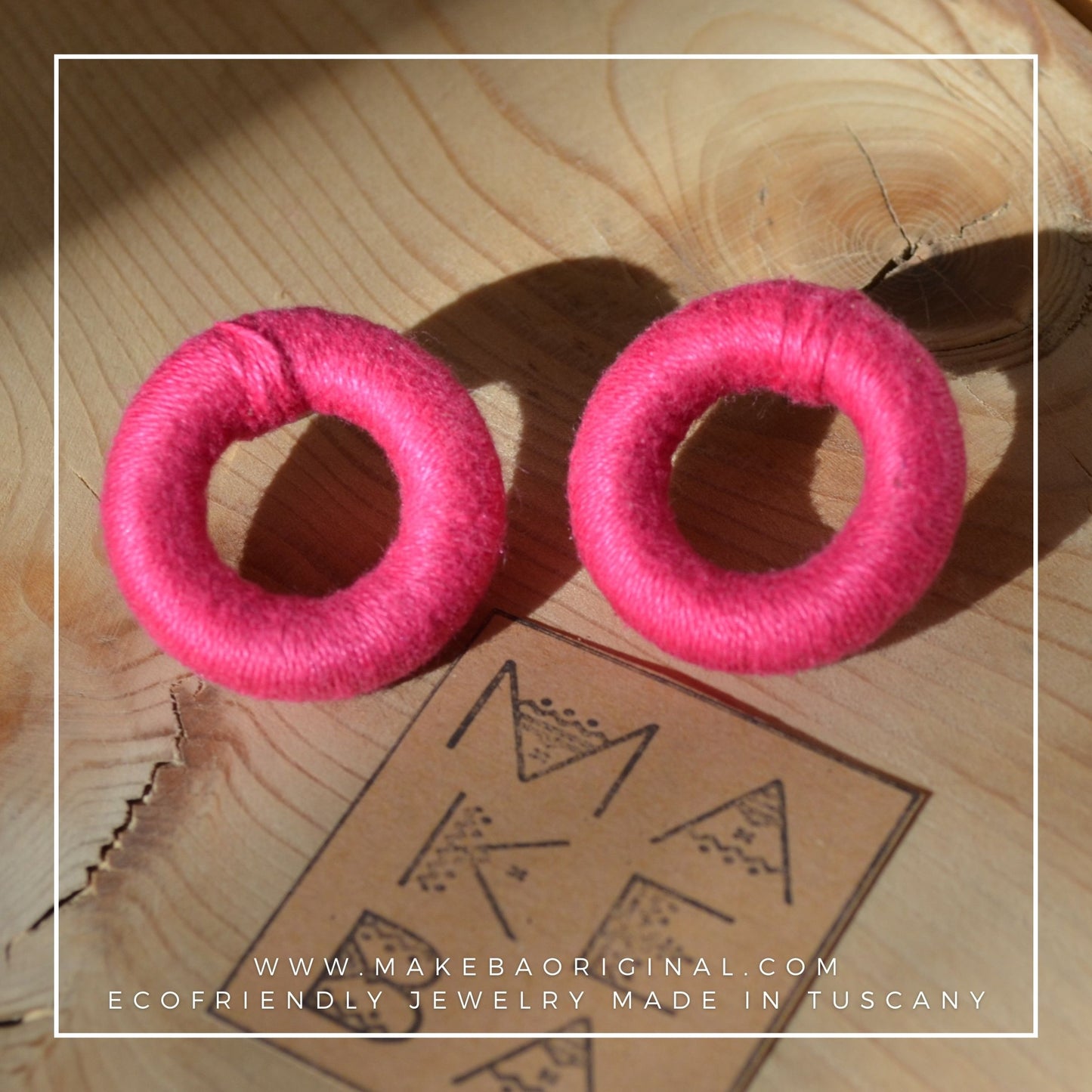 Orecchini Polo - Fuxia Rosa