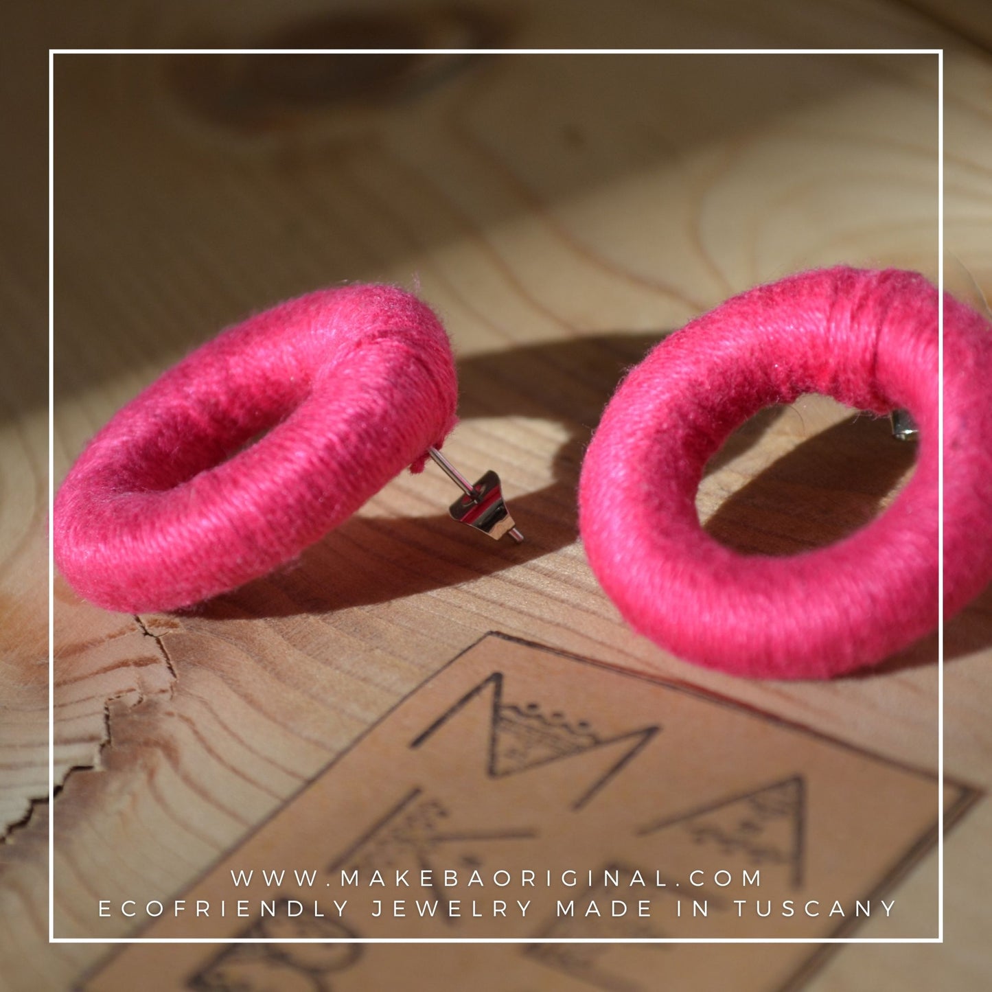 Orecchini Polo - Fuxia Rosa