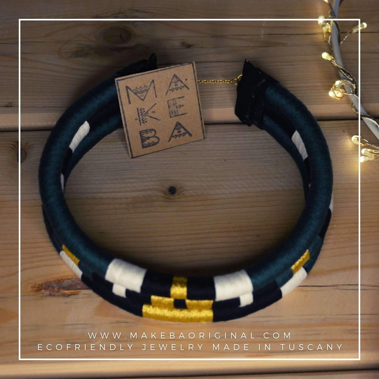 Collarino Iconic - Cleopatra - Verde Bosco Oro Gold