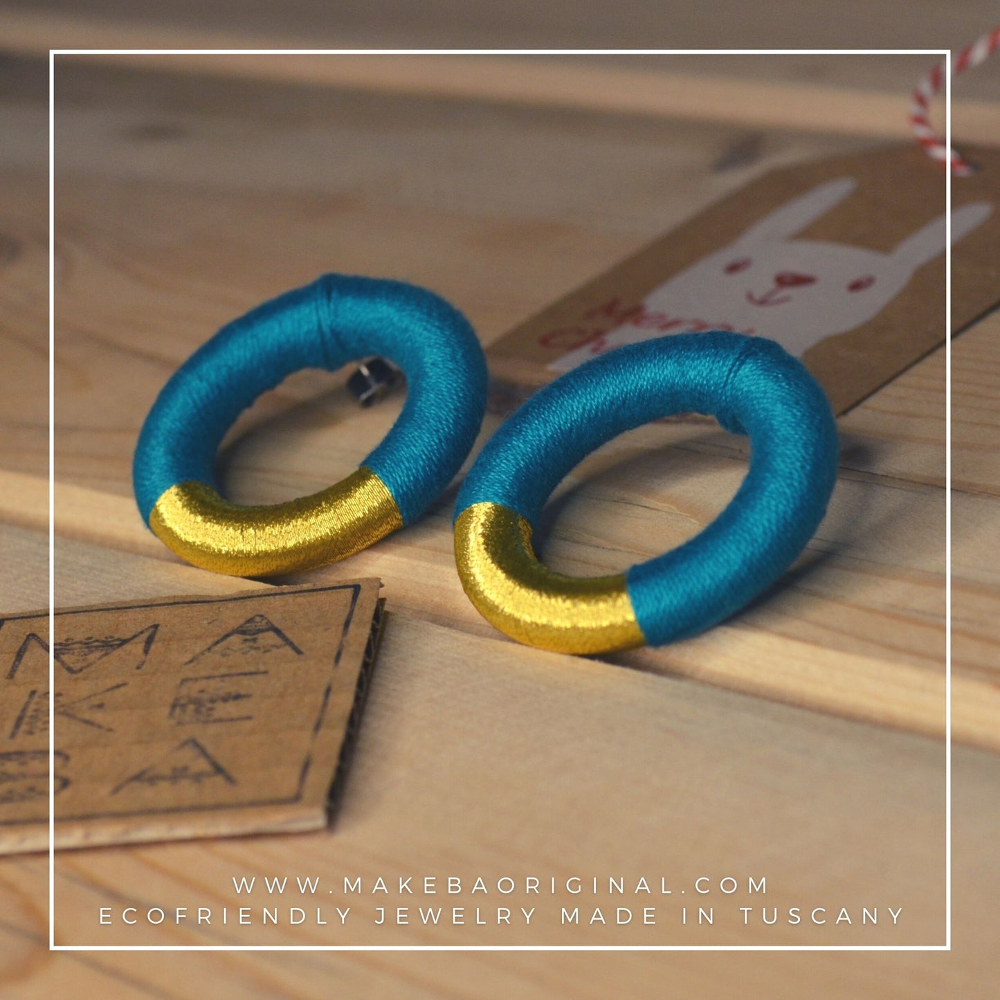 Orecchini Maxi - Petrolio oro gold