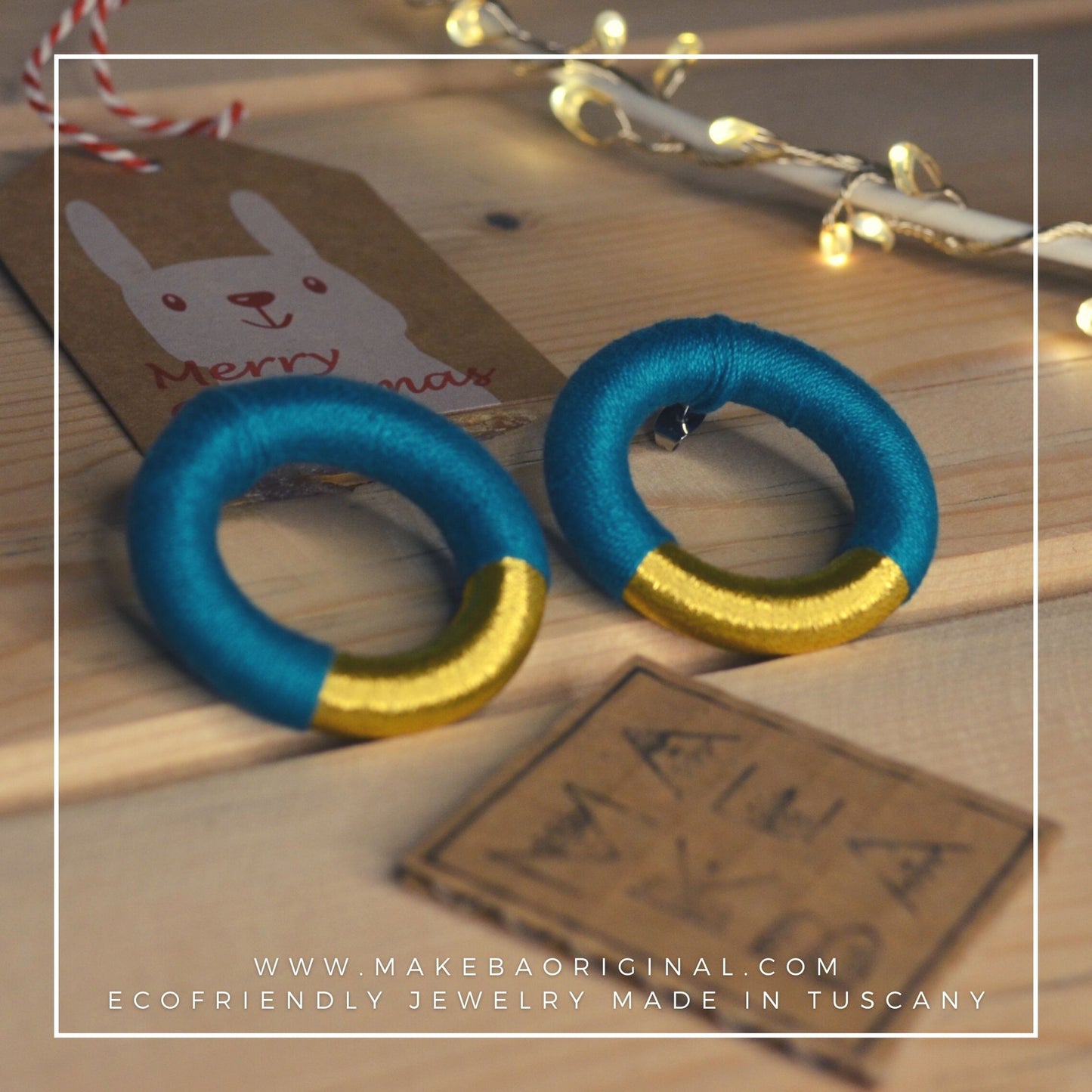 Orecchini Maxi - Petrolio oro gold