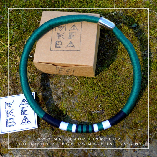 Collana Cobra Trap - Verde bosco