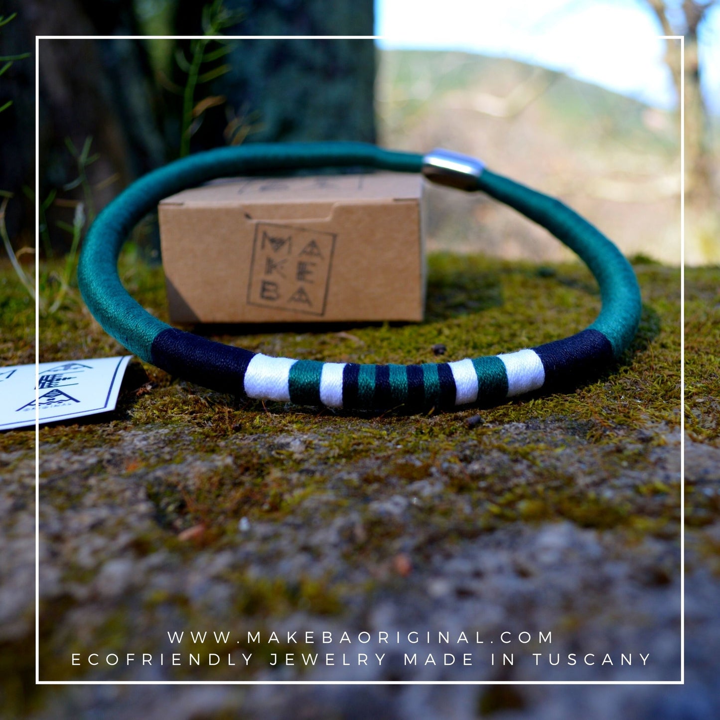 Collana Cobra Trap - Verde bosco