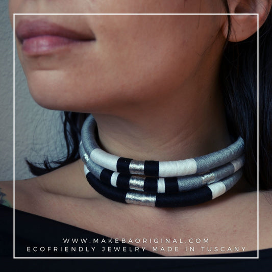 Collarino Iconic - Cleopatra - Grigio Argento Silver