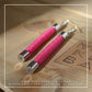 Orecchini Classic - Fuxia rosa silver