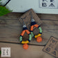 ORECCHINI ANTHEA - ARANCIO BLU SALVIA ZAFFERANO