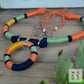 COLLANA ANTHEA  - ARANCIO BLU SALVIA ZAFFERANO