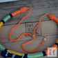 COLLANA ANTHEA  - ARANCIO BLU SALVIA ZAFFERANO