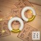 Orecchini Maxi - Bianco oro gold