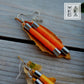 Orecchini Classic - Arancio Silver