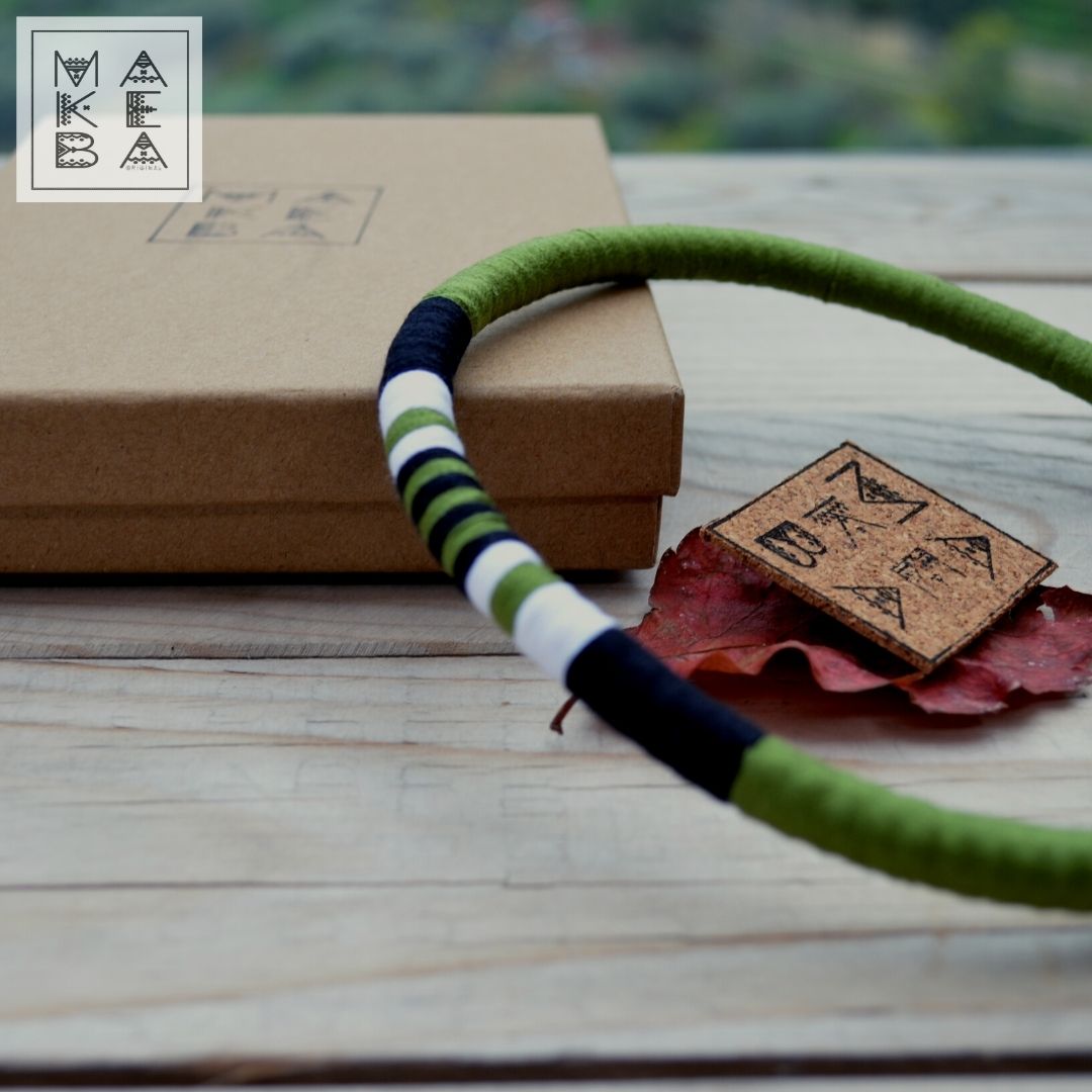 Collana Cobra Trap - Verde oliva