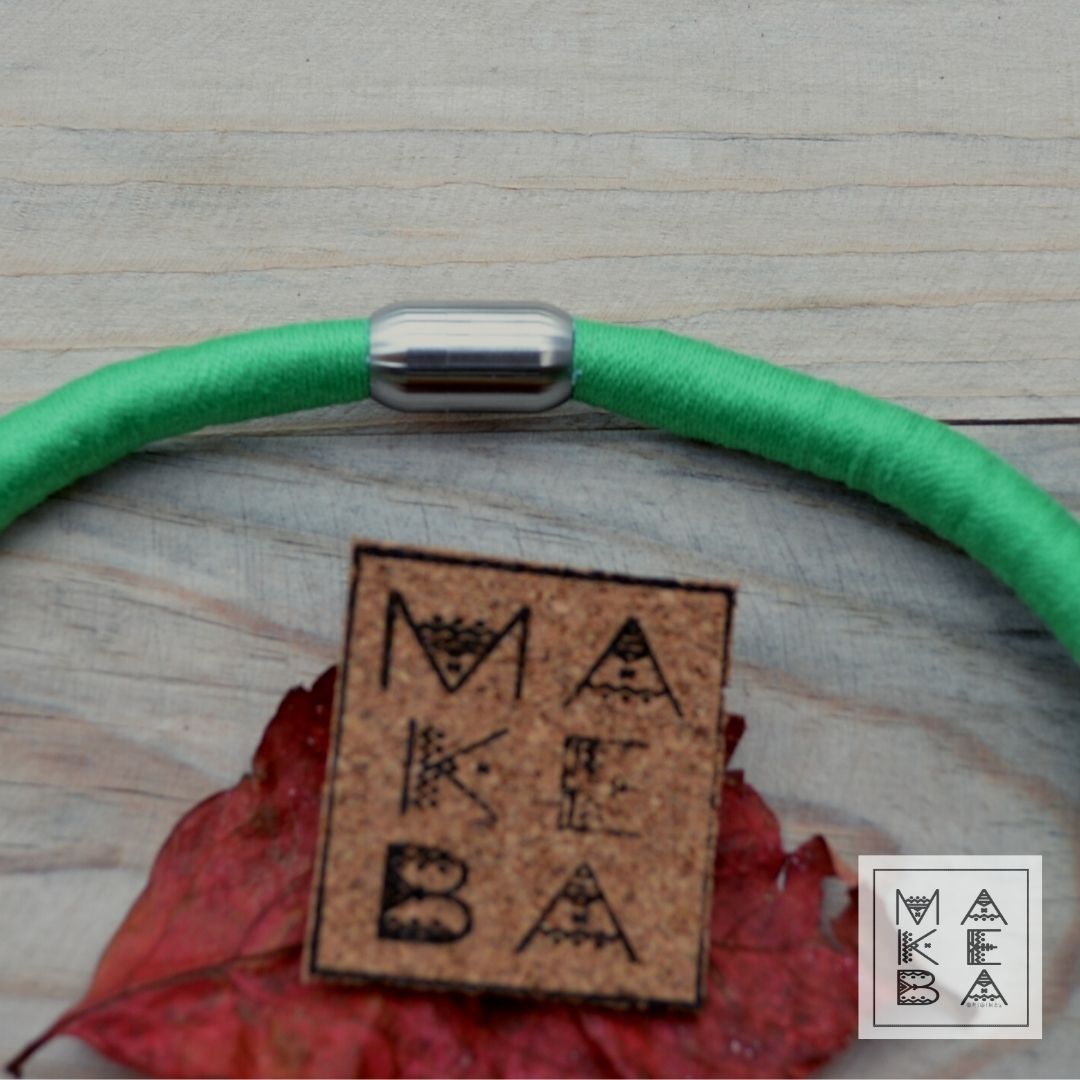 Collana Cobra Trap - Verde prato