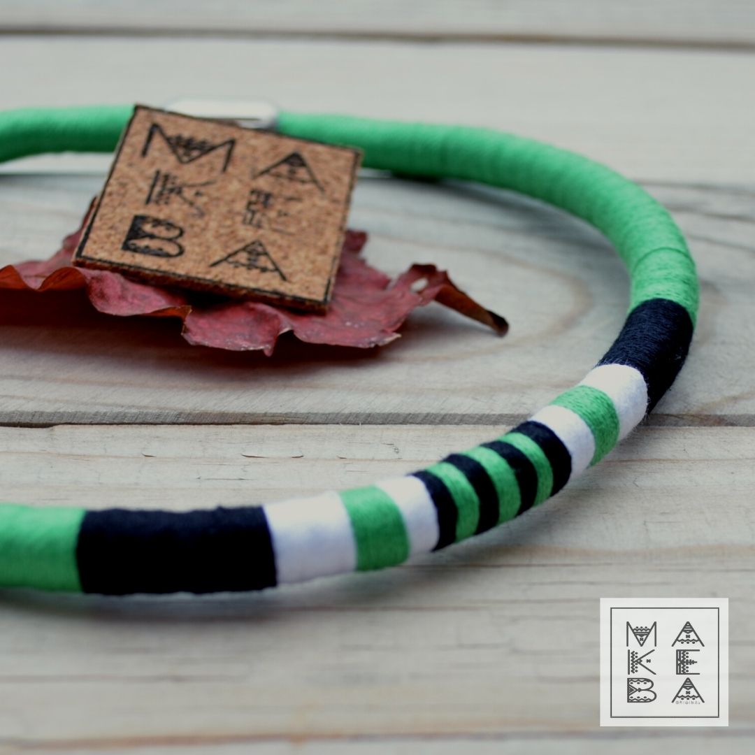 Collana Cobra Trap - Verde prato