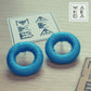 Orecchini Polo - Azzurro