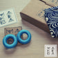 Orecchini Polo - Azzurro